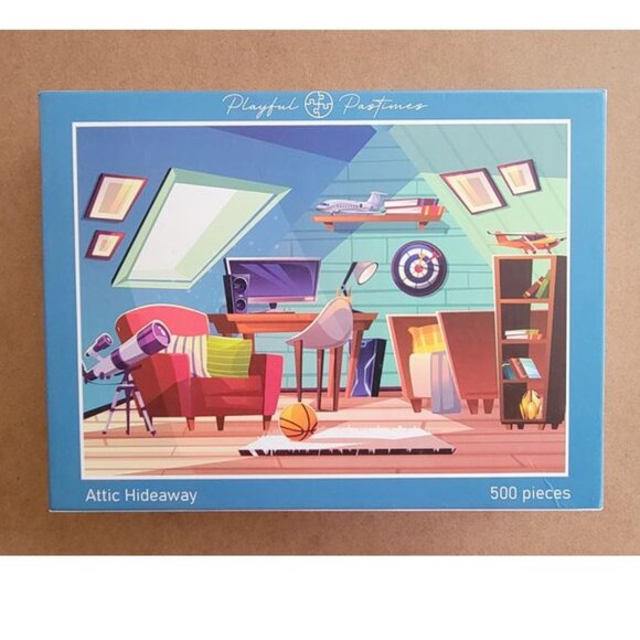 ATTIC HIDEAWAY by Playful Pastimes JIGSAW PUZZLE 500 pieces - Picture 3 of 7